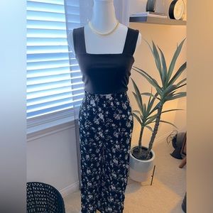 Lulus elastic waist wide leg pant